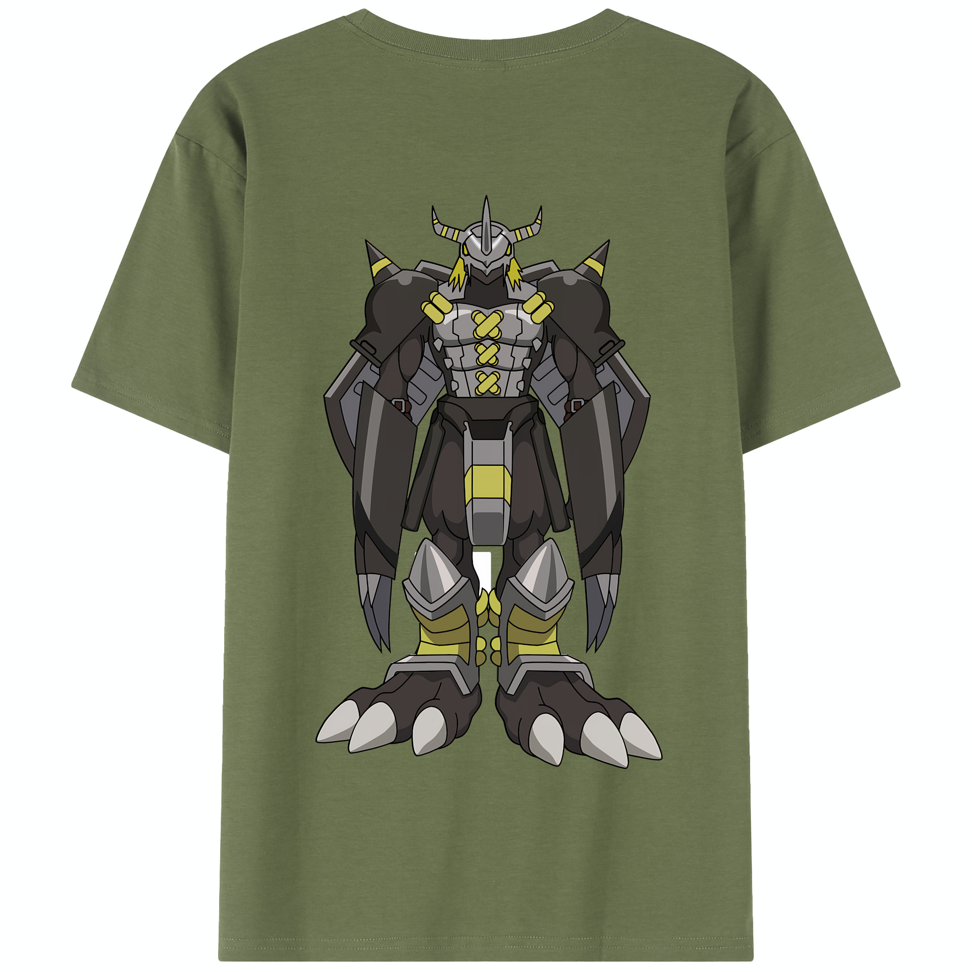 （画像用） Digimon デジタルモンスター/デジモン 綿100％半袖Tシャツ（背面プリント）